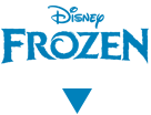 ディズニーシリーズのfrozenシリーズのロゴです